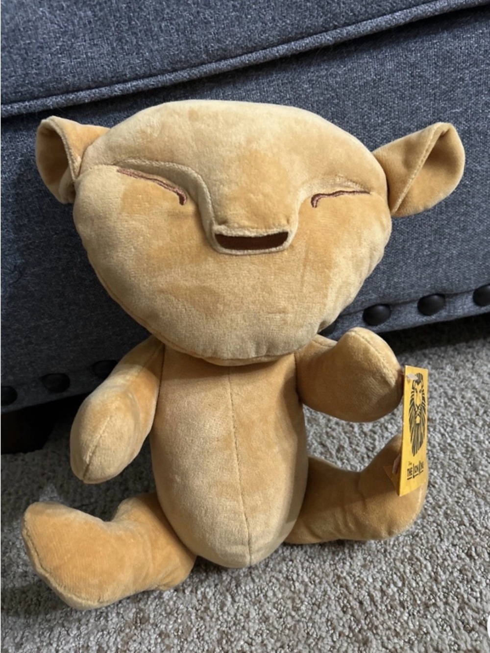 Disney The Lion King Baby Simba Broadway Musical Theatre 15" Jointed Plush & Tag